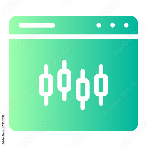 trading gradient icon