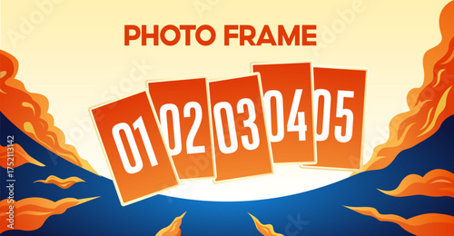 Sports themed player cards with vibrant layouts, photo frames and details like name, team and match information