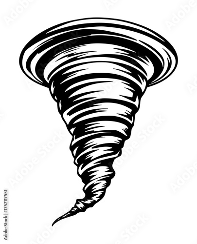 whirlwind. vector illustration