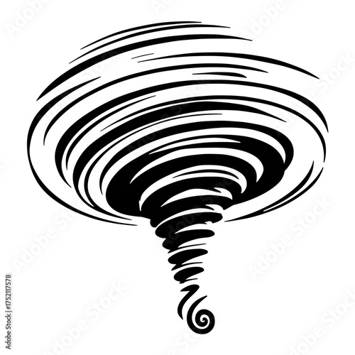 tornado. vector illustration