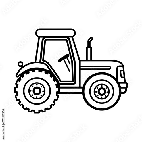 tractor outline