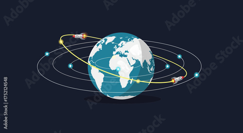 Global Connectivity And Innovation With Rockets Circling The Earth