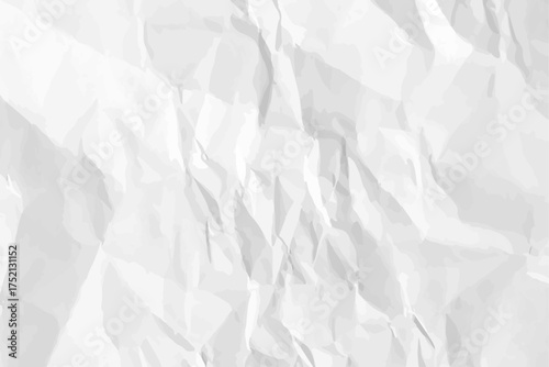 White clean crumpled paper