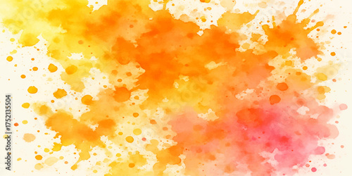 Abstract fiery orange and yellow grunge texture with autumn leaves and a bright gold glow, perfect for a fall design illustration vector background or wallpaper
