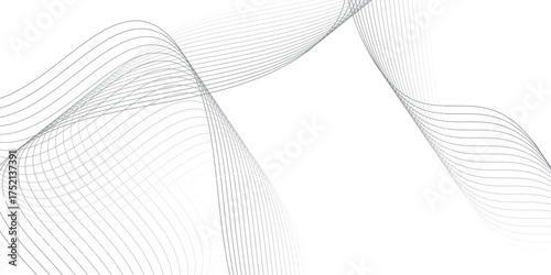 Abstract Gray and White Background Filled with Flowing Particles Represents the Seamless Integration of Technology