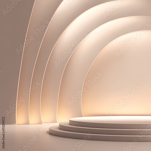 Blush Gradient Stage
