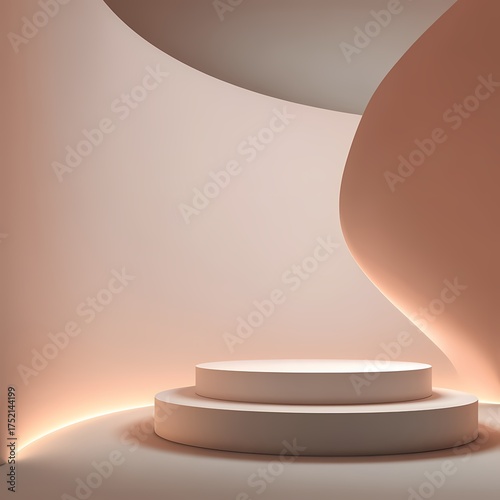 Blush Gradient Stage