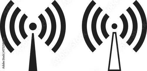 hotspot icon set. wireless signal icons. Wireless network set