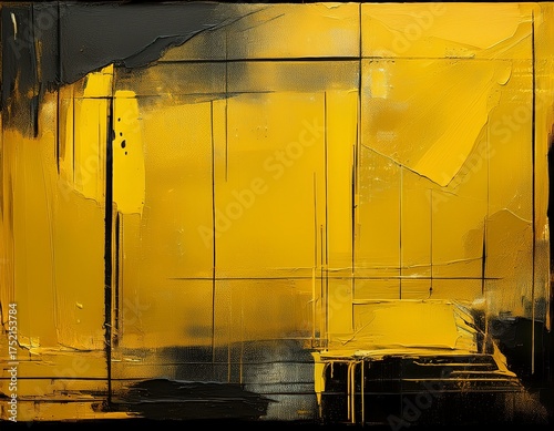 a textured abstract background featuring a grunge style mix of yellow and black with distressed patterns the image is ideal for design creative projects and artistic compositions