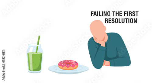 Struggling with New Year's Resolutions and the Urge to Indulge in Sweets