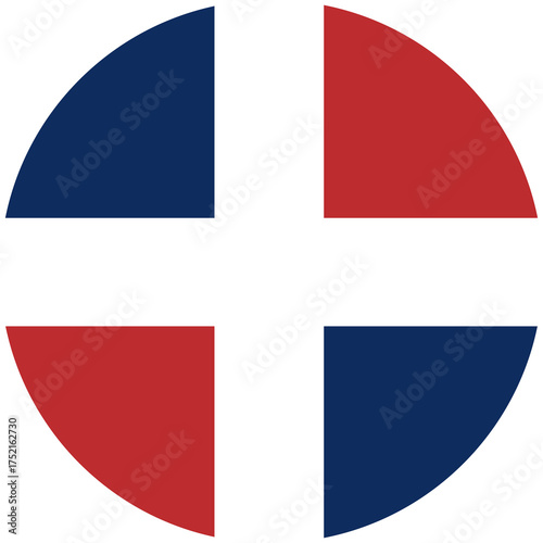 Civil round flag of Dominican Republic. Dominican Republic flag circle icon. Sticker flag of Dominican Republic. Free Download Civil round flag of Dominican Republic. Dominican Republic flag circle icon. Sticker flag of Dominican Republic. - GFXLoad