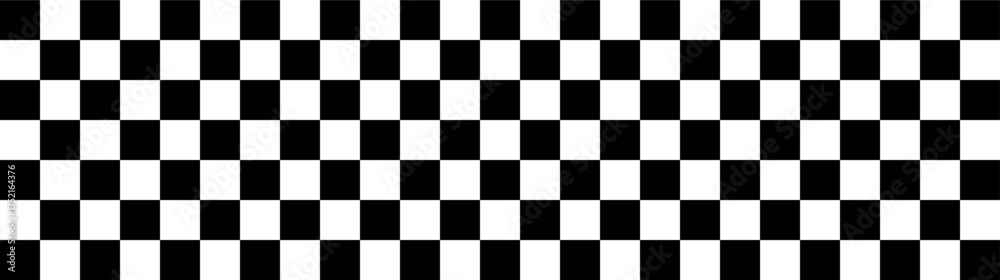 Fototapeta premium Black and white checkerboard pattern background