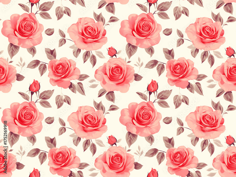 custom made wallpaper toronto digitalFestive Winter Holiday Seamless Pattern with Classic Red Roses Gold Ornaments Stars Holly Berries and Pine Tree Branches