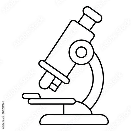 High-Detail Medical Microscope Vectors for Scientific Use