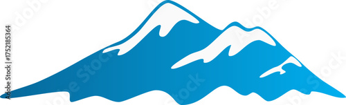  ice mountain alaska vector logo