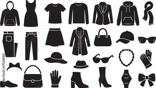 Fashion silhouette collection versatile clothing accessories apparel outfits apparel wardrobe essentials stylish ensemble elements