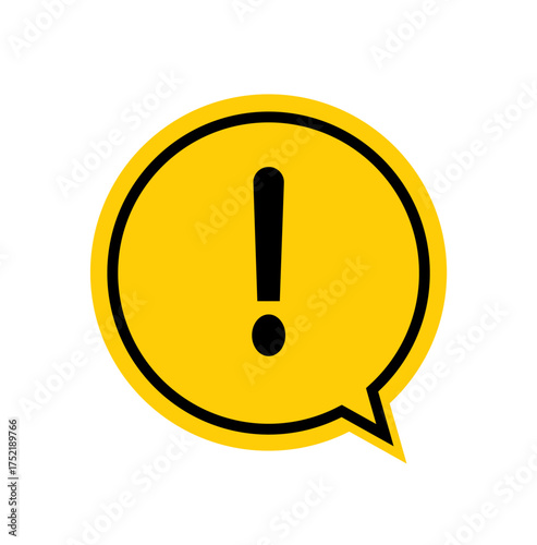 exclamation mark icon . Be careful with triangular shapes. Endangerment signs on isolated background. Caution warning icon. Triangle warning symbol in flat style. Vector illustration