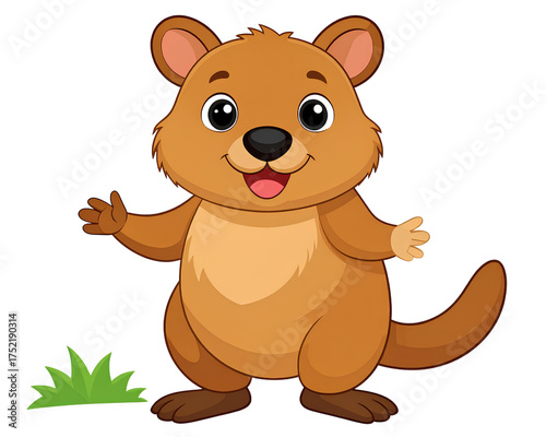  quokka cartoon vector  