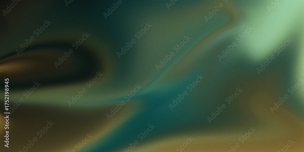 Naklejka premium Dark Teal and Brown Abstract Fluid Gradient Background image photo