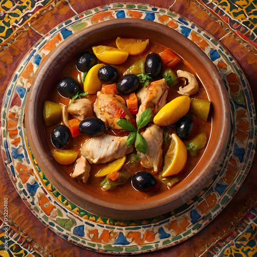 Moroccan Chicken Tagine A Delicious and Flavorful Dish with Olives and Lemon
