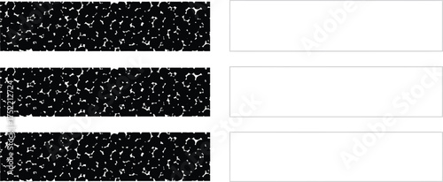 Abstract Dense Circle Pattern with Transparent Box Frames Background Design