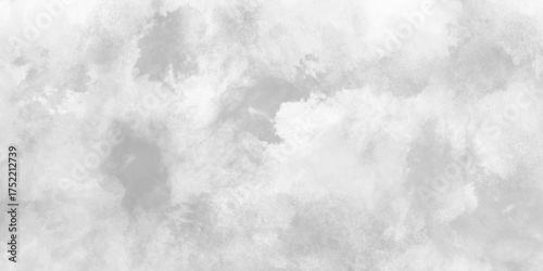 White and gray grunge wall and smoke, cloud texture. gray smoke and fog design texture overlays. hand painted vector on watercolor texture. white paper texture and gray wall background.