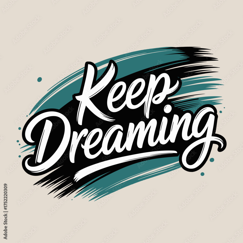 Obraz premium Motivational typography design 