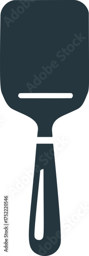 Cheese slicer with wire blade, flat paddle design, kitchen utensil silhouette — stock vector.
