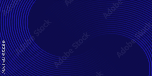 Abstract blue background with glowing curved lines. Shiny blue swirl curve lines design. Spiral lines. Geometric oval pattern. Futuristic technology concept. Vector illustration