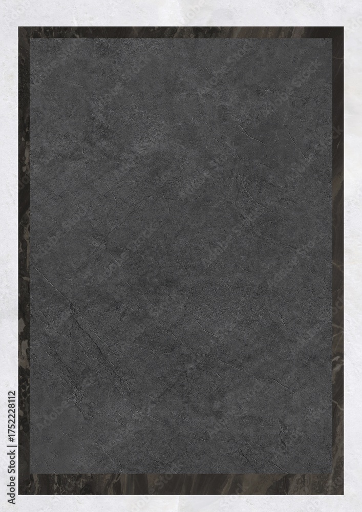 Fototapeta premium Dark textured rectangular surface with worn edges and subtle grain pattern