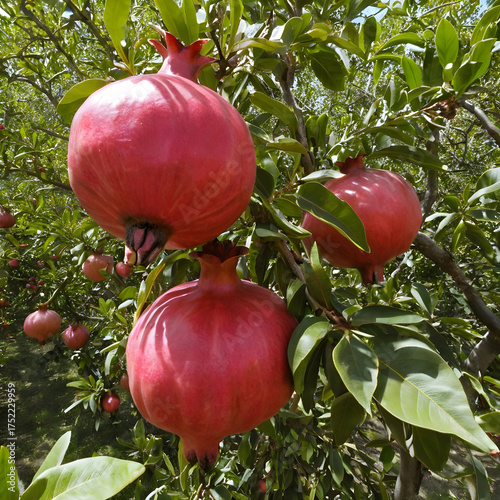 Pomegranates are among the pomegranates