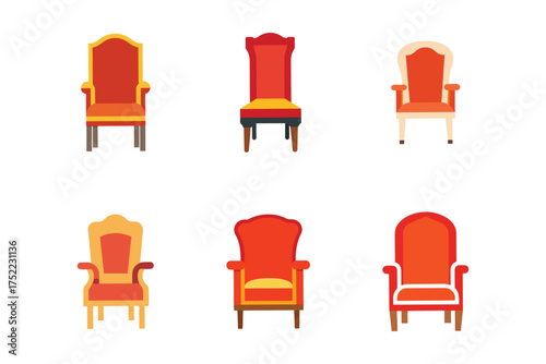 Elegant Collection of Armchairs and Chairs for Interior Design and Home Decor Showcase