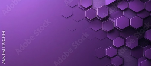 Wallpaper Mural Purple Hexagon Pattern Abstract Torontodigital.ca