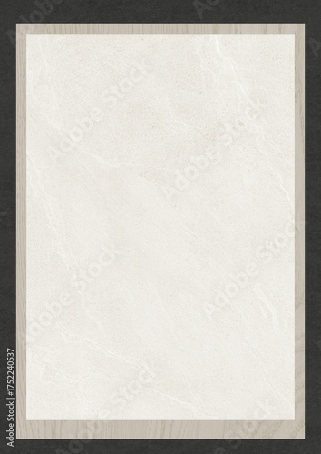 Close-up of a textured off-white surface with a gray border