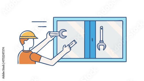 Window repair service handyman fixing glass home maintenance professional installation expert job