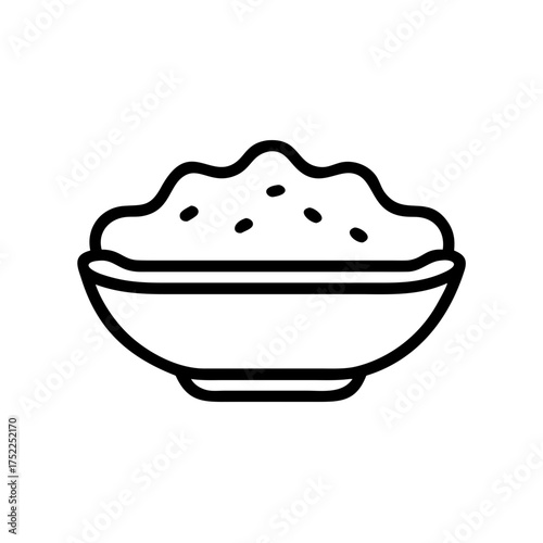 Bowl of mashed potatoes, a comforting side dish