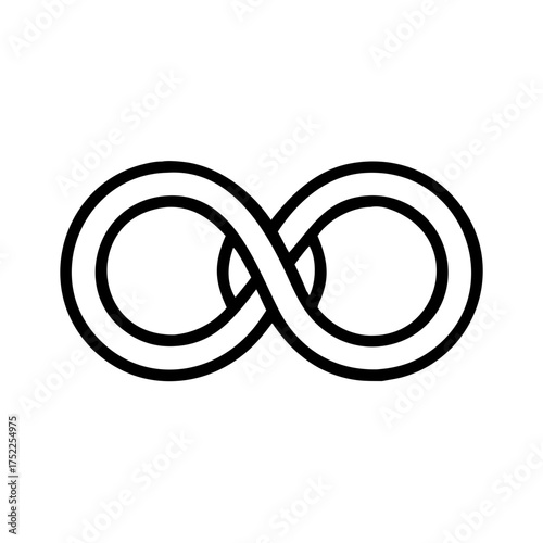 Infinity symbol, representing endless possibilities