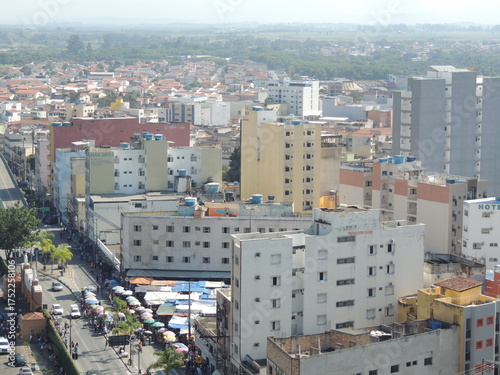 Aerial view of Aparecida - São Paulo - Brazil