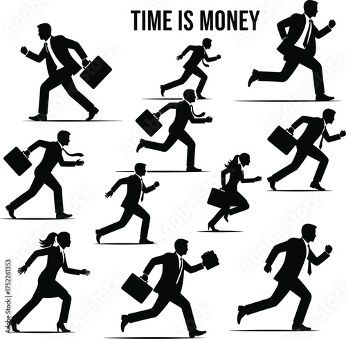 Time Is Money Business Vector