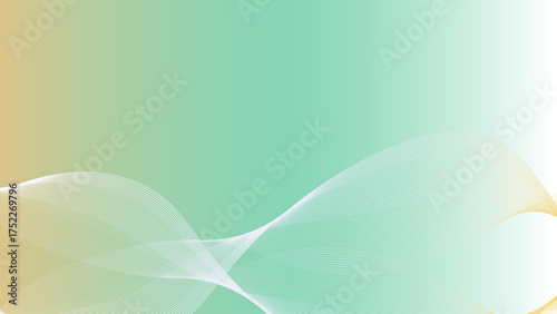 Abstract gradient background with wave and line pattern for a futuristic digital design vector illustration. lines and particles. gradient art poster with geometric shapes, collage, colorful pattern.