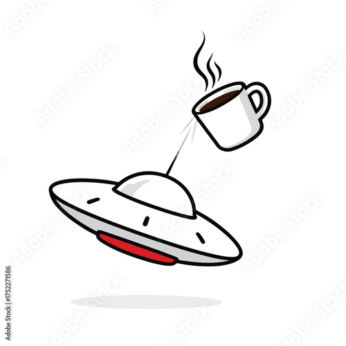UFO and coffee cup