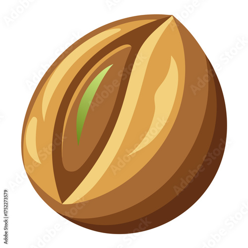 Delicious almond half showcasing its texture and freshness, perfect for healthy eating and snacking promotions, a visually appealing and inviting close-up, ideal for food blogs and recipes