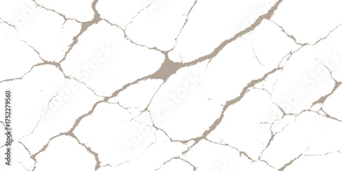 Old concrete wall texture with a cracked pattern of drought-stricken earth and broken glass