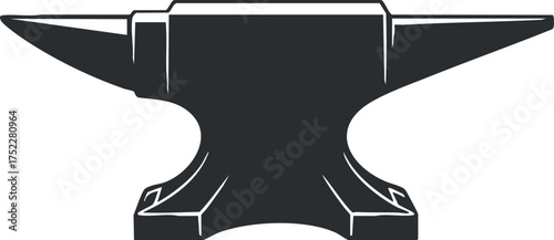 A simple blacksmith anvil illustration representing craftsmanship and metalworking tools.