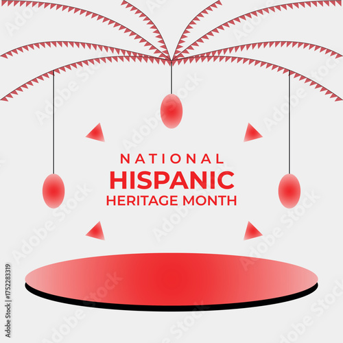 National Hispanic Heritage Month Celebration with Festive Decor