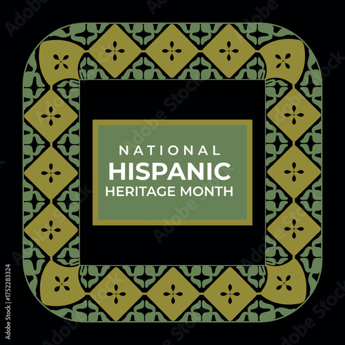 National Hispanic Heritage Month Commemoration Graphic