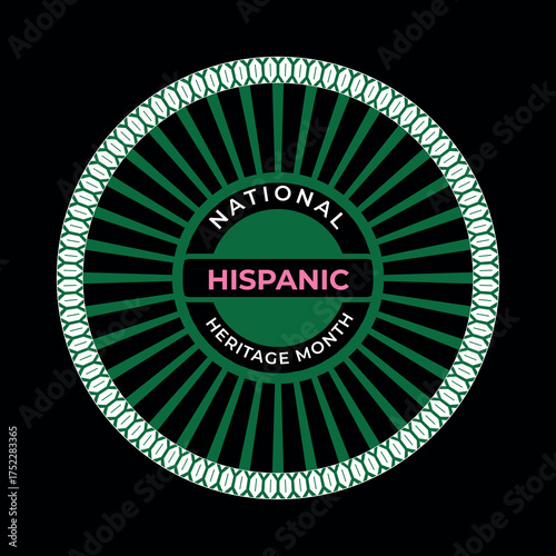 National Hispanic Heritage Month Commemorative Emblem