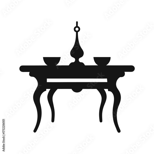  table with utensils