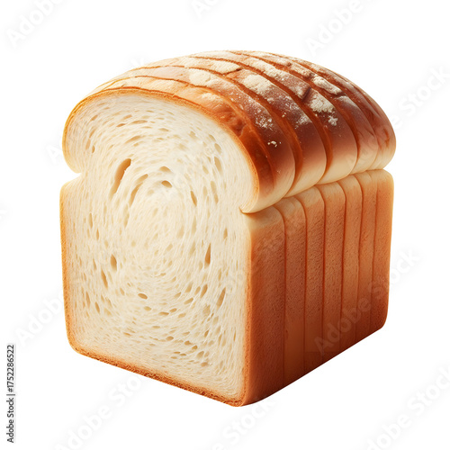 Fresh Artisan Bread Loaf Isolated on Transparent Background