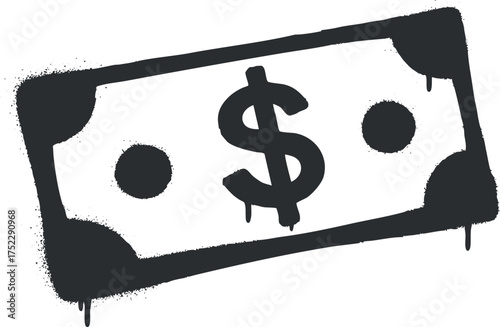 An artistic representation of a dollar bill symbolizing finance and wealth in business transactions.